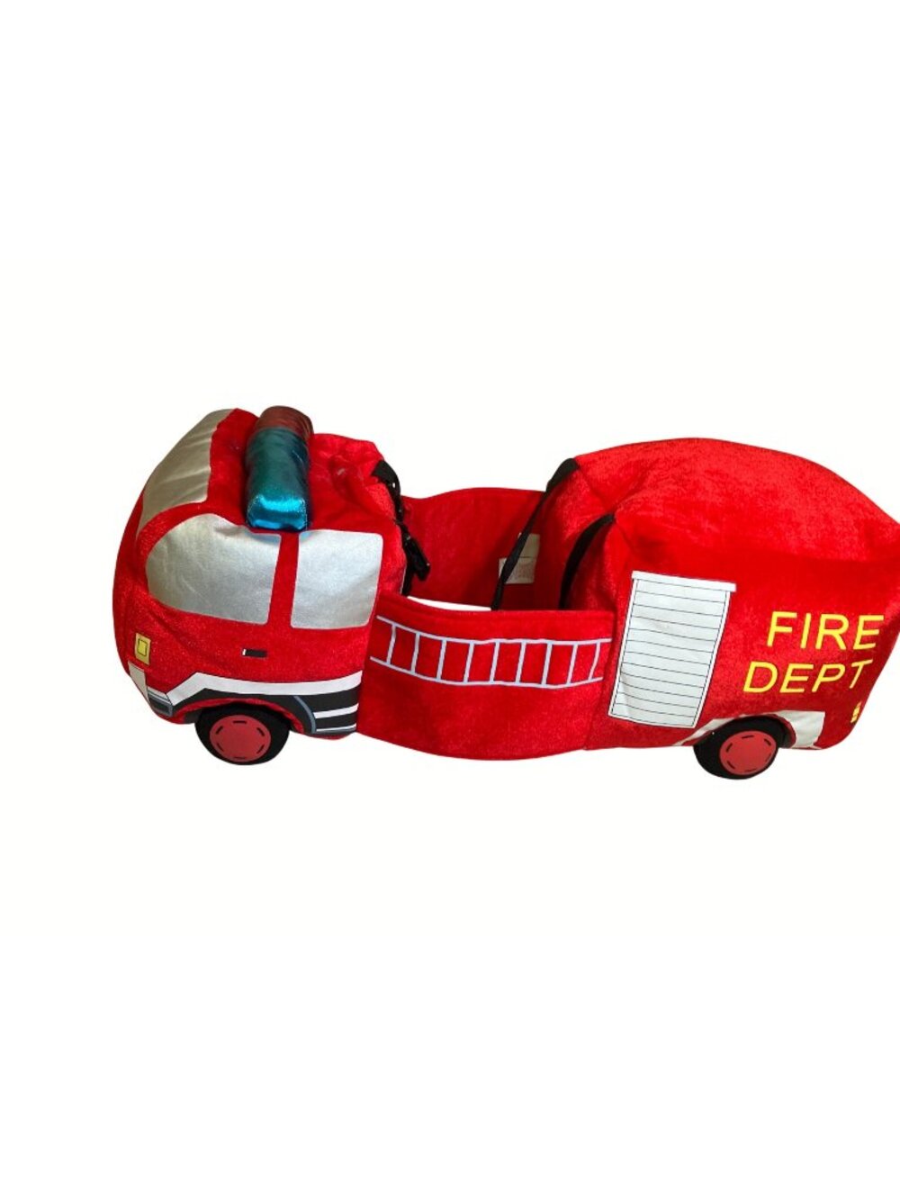 I Want to be a Fire Truck Costume With Yellow Hat Child Size 3-7